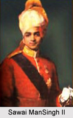 Sawai ManSingh II as the Maharaja of Jaipur